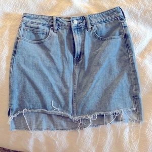 PacSun denim mini skirt
